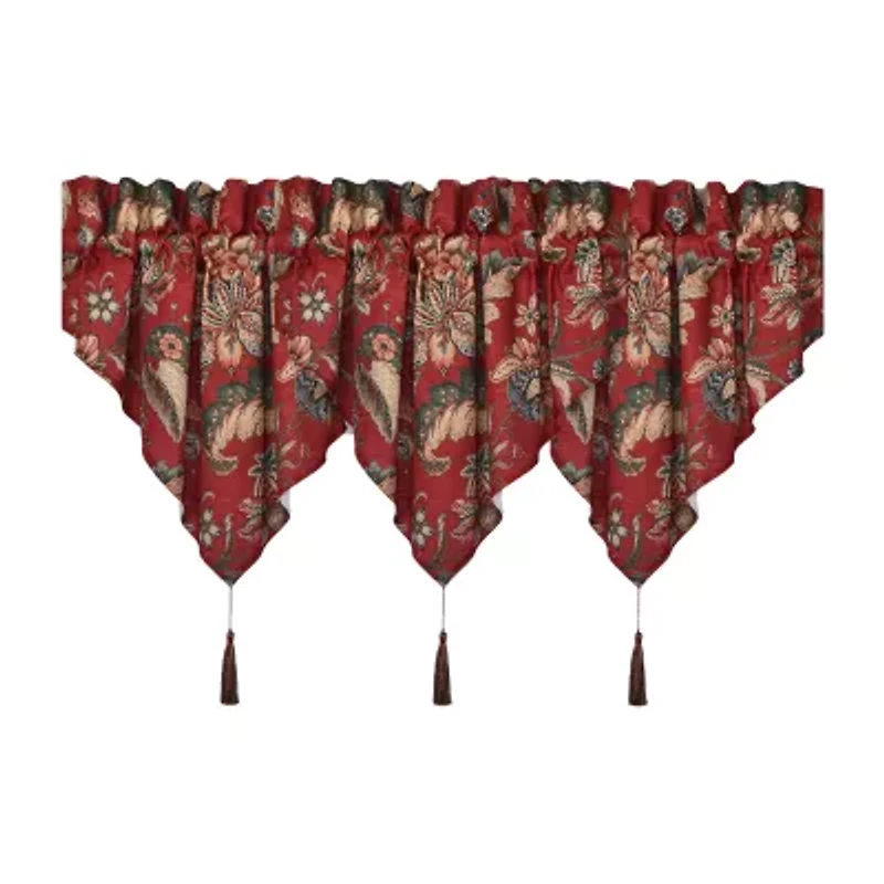 Queen Street Eveleth Rod Pocket Ascot Valance