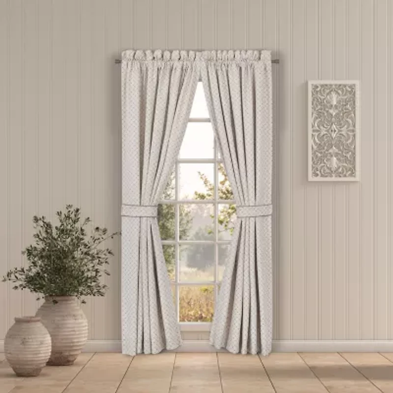 Queen Street Safia Rod Pocket Blackout Set of 2 Curtain Panel