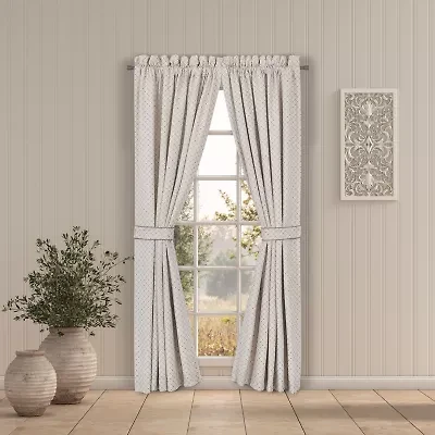 Queen Street Safia Rod Pocket Blackout Set of 2 Curtain Panel