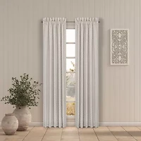 Queen Street Safia Rod Pocket Blackout Set of 2 Curtain Panel