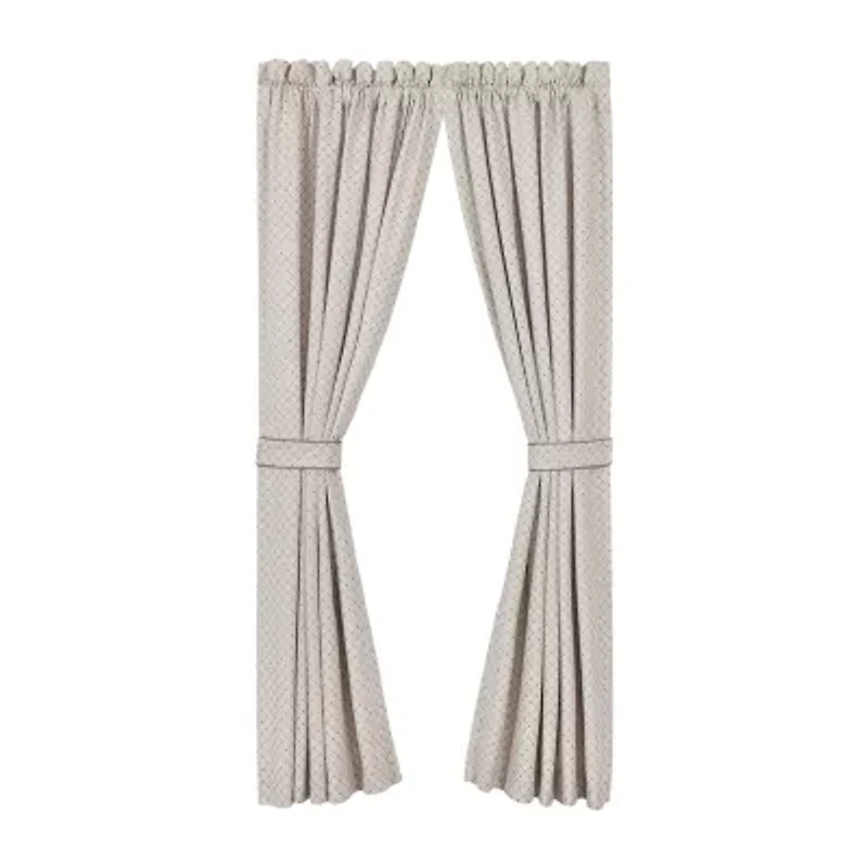Queen Street Safia Rod Pocket Blackout Set of 2 Curtain Panel