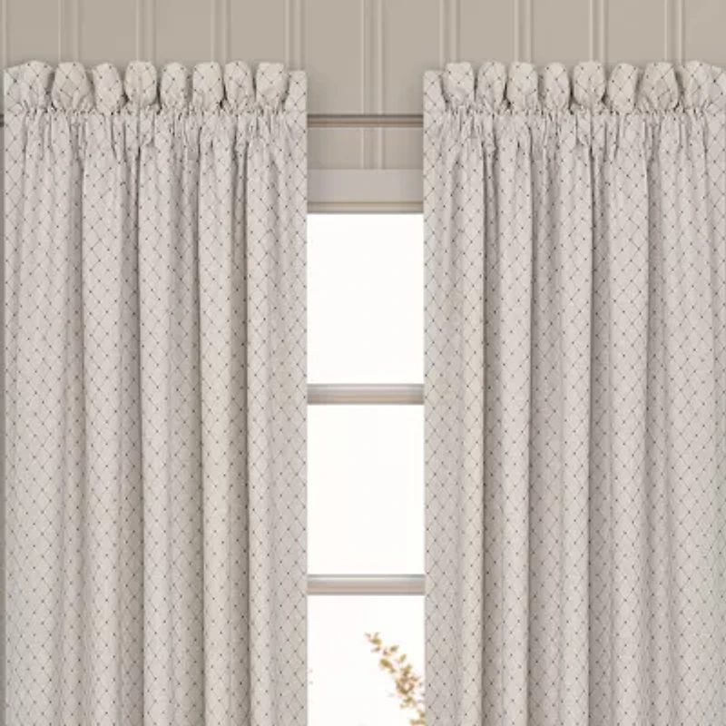 Queen Street Safia Rod Pocket Blackout Set of 2 Curtain Panel
