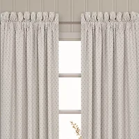 Queen Street Safia Rod Pocket Blackout Set of 2 Curtain Panel