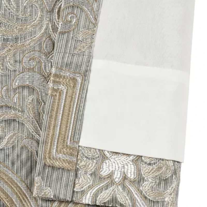 Queen Street Medellin Rod Pocket Blackout Set of 2 Curtain Panel