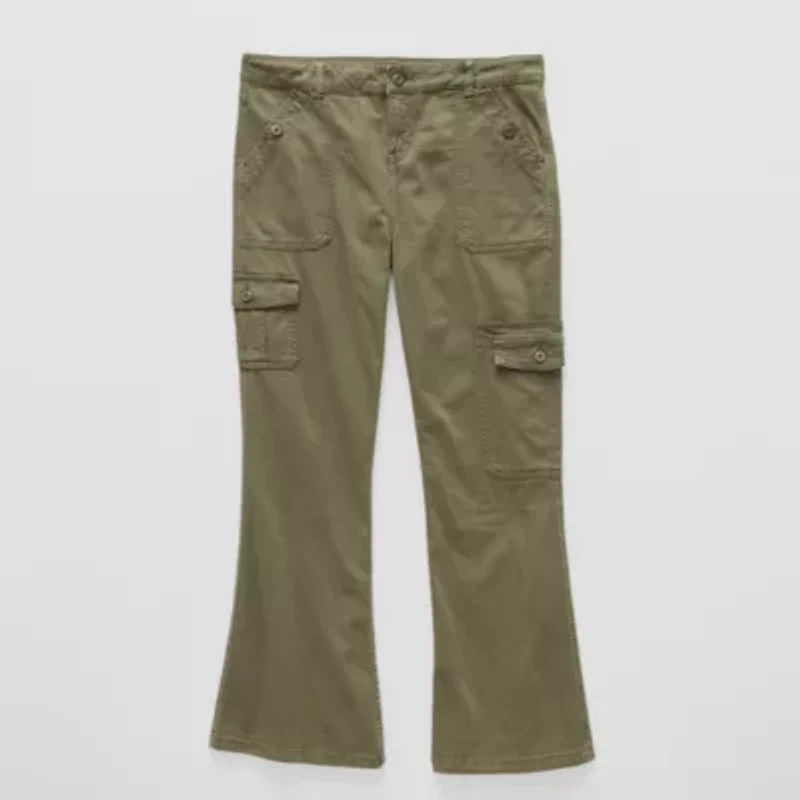 Thereabouts Little & Big Kid Girls Flare Cargo Pant