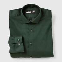 J. Ferrar Ultra Comfort Mens Long Sleeve Regular Fit Stretch Fabric Wrinkle Free Button-Down Shirt