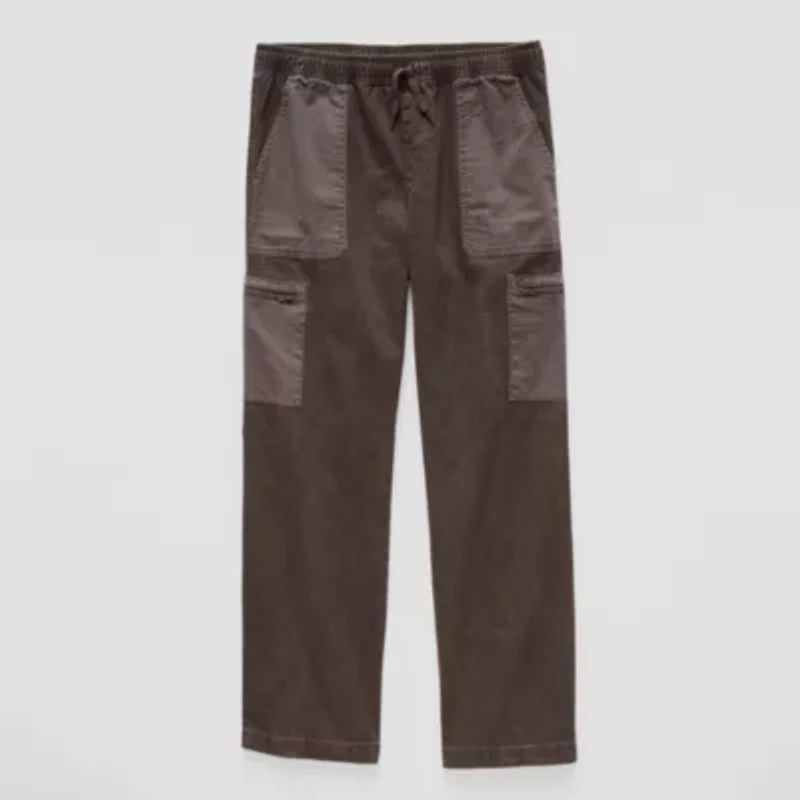 Thereabouts Pull-On Little & Big Kid Boys Straight Husky Cargo Pant