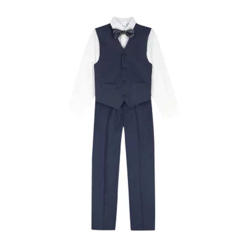 Van Heusen Little & Big Kid Boys 4-pc. Suit Set