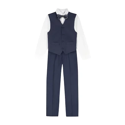 Van Heusen Little & Big Kid Boys 4-pc. Suit Set