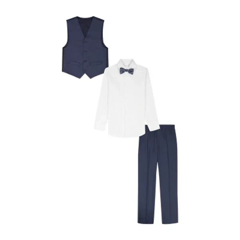 Van Heusen Little & Big Kid Boys 4-pc. Suit Set