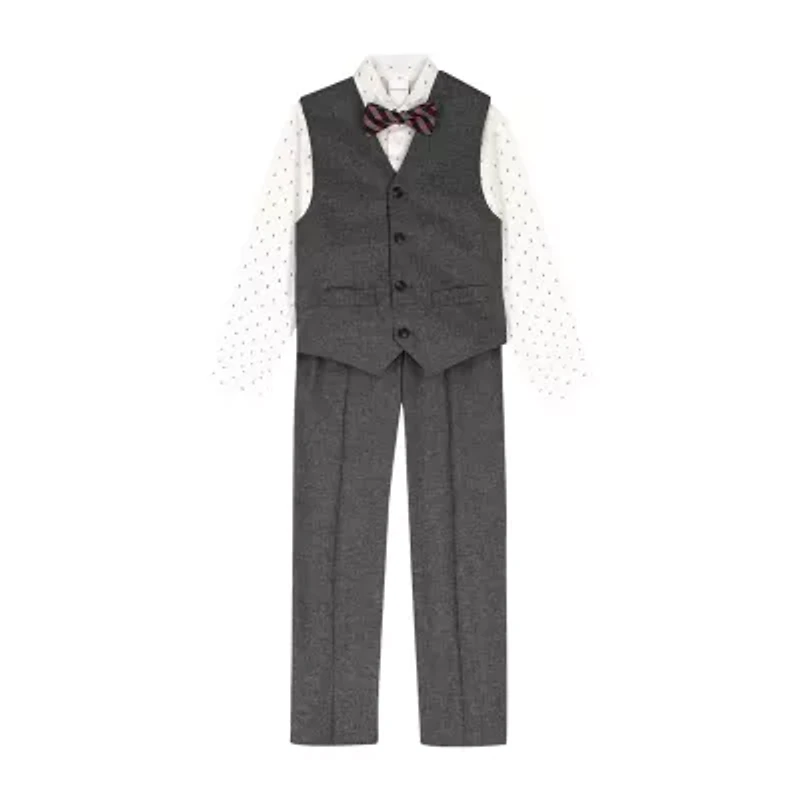 Van Heusen Little & Big Kid Boys 4-pc. Suit Set