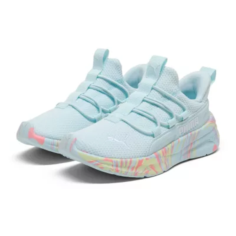 PUMA One4all 2.0 Swirl Little Kid Girls Running Shoes