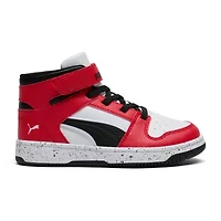 PUMA Rebound Layup Elevated Little Kid Boys Basketball Shoes