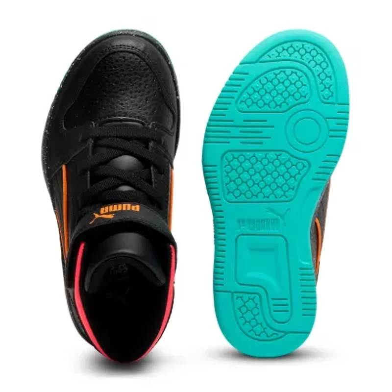 PUMA Rebound Layup Elevated Little Kid Unisex Basketball Shoes