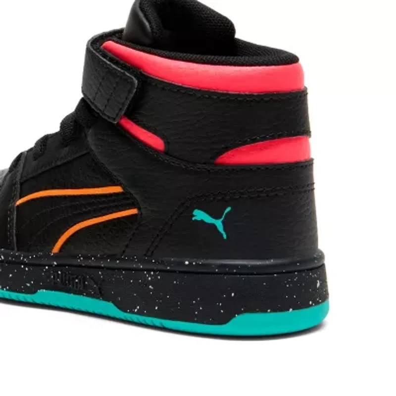 PUMA Rebound Layup Elevated Little Kid Unisex Basketball Shoes