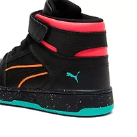 PUMA Rebound Layup Elevated Little Unisex Basketball Shoes