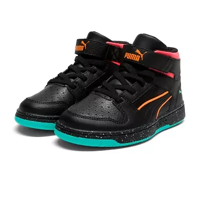PUMA Rebound Layup Elevated Little Unisex Basketball Shoes