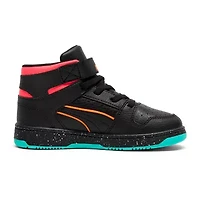 PUMA Rebound Layup Elevated Little Unisex Basketball Shoes