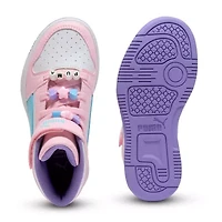 PUMA Rebound Layup Friendship Bracelet Little Girls Basketball Shoes