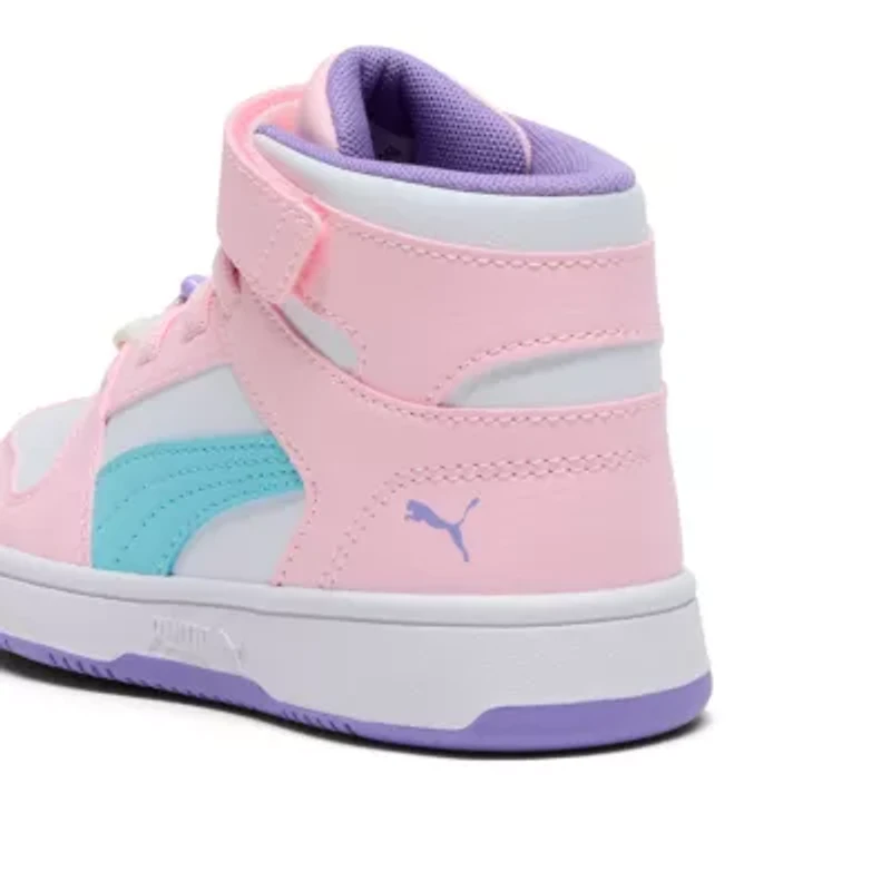 PUMA Rebound Layup Friendship Bracelet Little Kid Girls Basketball Shoes