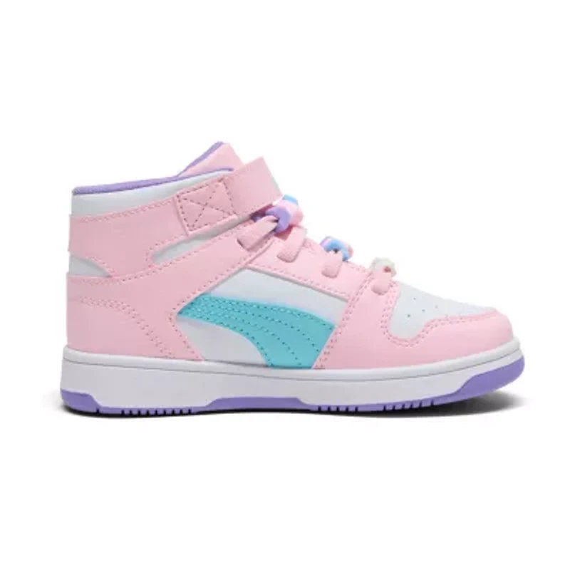 PUMA Rebound Layup Friendship Bracelet Little Kid Girls Basketball Shoes