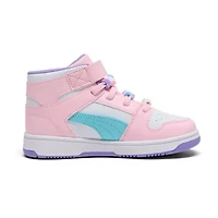 PUMA Rebound Layup Friendship Bracelet Little Girls Basketball Shoes