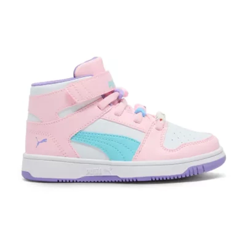 PUMA Rebound Layup Friendship Bracelet Little Kid Girls Basketball Shoes