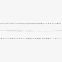 Silver Reflections Womens Pure Silver Over Brass 20 Inch Snake Chain Necklace