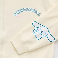 Cinnamaroll Cosplay Full Zip Hoodie Womens Long Sleeve Embroidered Hello Kitty Fleece Zipper Juniors