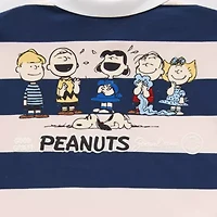 Grayson Threads, The Label Juniors Womens Long Sleeve Peanuts Snoopy Polo Shirt