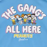 Peanuts 75th Social Club Quarter Zip Womens Long Sleeve Snoopy Juniors Quarter-Zip Pullover