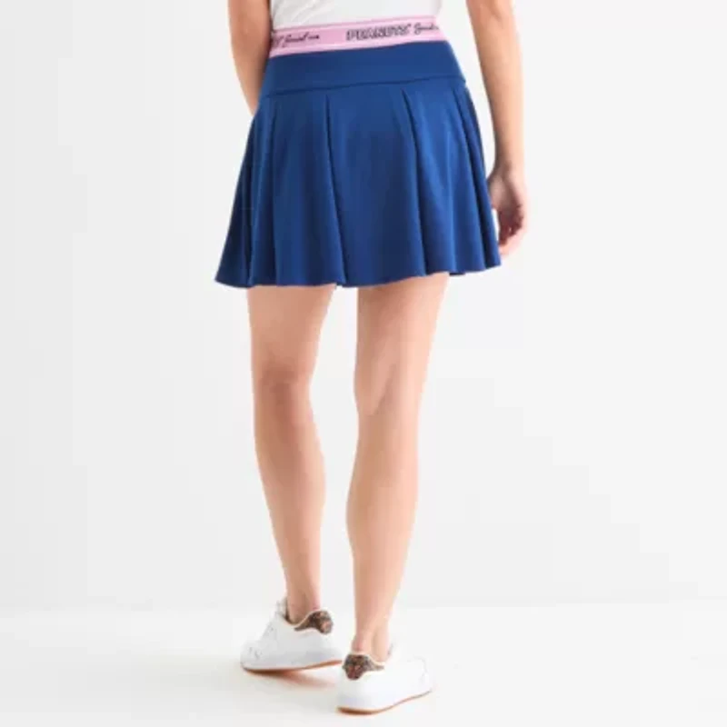 Peanuts 75th Social Club Womens Snoopy Juniors Pleated Skirt