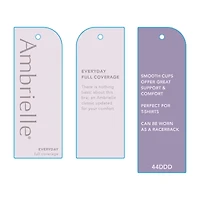 Ambrielle Everyday Underwire Full Coverage Bra