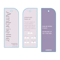 Ambrielle Underwire Strapless Push Up Bra