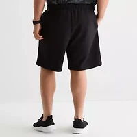Xersion Cotton Fleece Mens 9" Big and Tall Workout Shorts