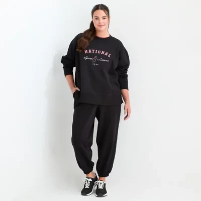 Xersion Womens Super Soft Fleece Jogger Plus