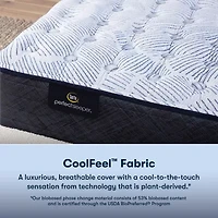 Serta Perfect Sleeper Blue Lagoon Nights 13.5" Medium Tight Top - Mattress + Adjustable Base