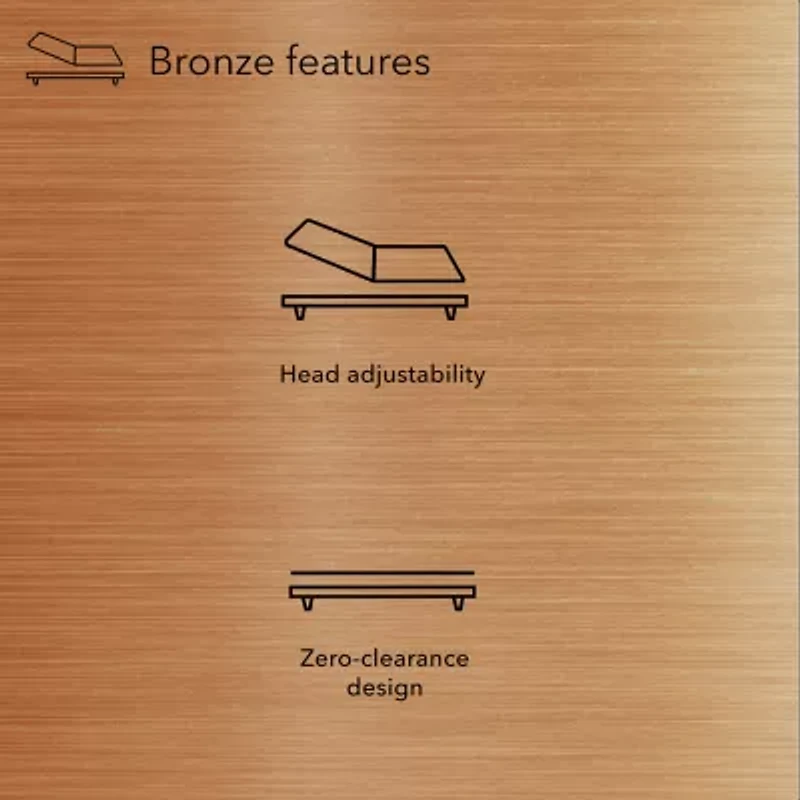 Serta Perfect Sleeper Blue Lagoon Nights 13.5" Medium Tight Top - Mattress + Adjustable Base