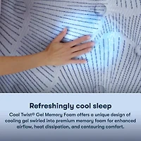 Serta Perfect Sleeper Blue Lagoon Nights 12" Firm Tight Top - Mattress + Adjustable Base