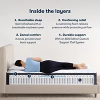 Serta Classic Andria 12.5" Firm Tight Top - Mattress + Adustable Base