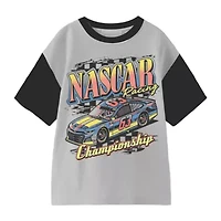 Nascar Little & Big Kid Boys Crew Neck Short Sleeve Regular Fit Graphic T-Shirt