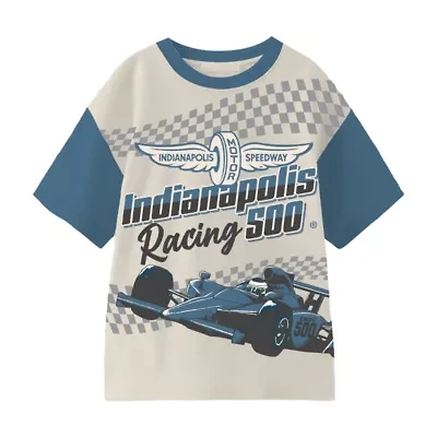 Indianapolis Little & Big Kid Boys Crew Neck Short Sleeve Regular Fit Graphic T-Shirt