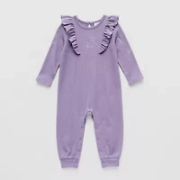 Okie Dokie Baby Girls Long Sleeve Jumpsuit