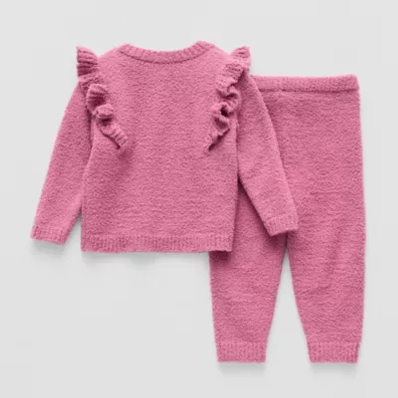 Okie Dokie Baby Girls 2-pc. Pant Set