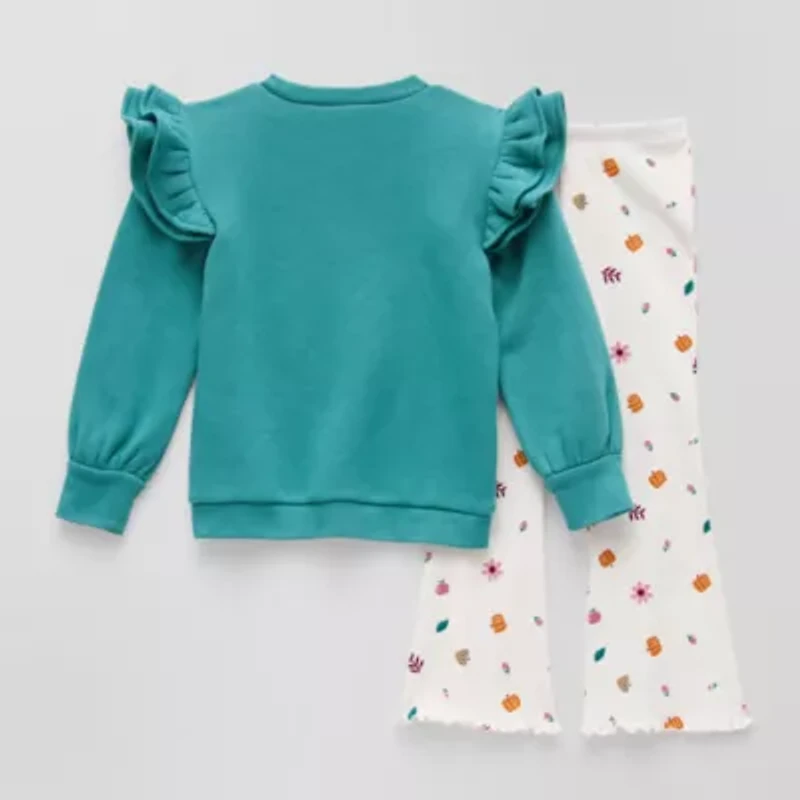 Okie Dokie Toddler & Little Girls 2-pc. Pant Set
