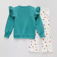 Okie Dokie Toddler & Little Girls 2-pc. Pant Set