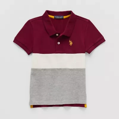U.S. Polo Assn. Toddler Boys Short Sleeve Classic Fit Shirt