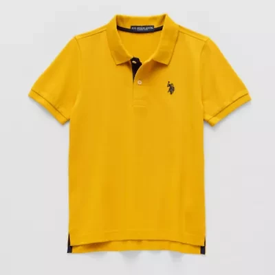 U.S. Polo Assn. Little & Big Kid Boys Short Sleeve Classic Fit Embroidered Shirt