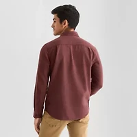 mutual weave Mens Long Sleeve Regular Fit Flannel Shirt