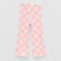 Grayson Little Toddler Girls Wide Leg Mid Rise Relaxed Fit Pull-On Pant